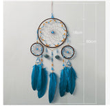 Blue Feather Dream Catcher